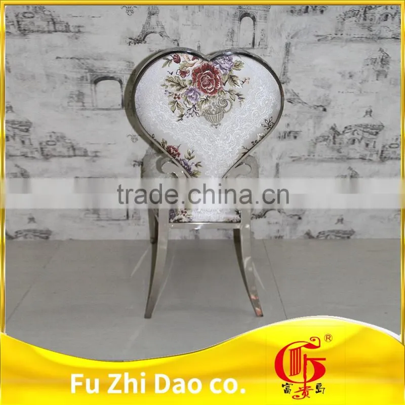 New design!!! stainless steel obcordate chair