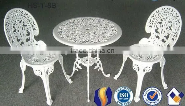unique restaurant cast aluminum tables and chairs