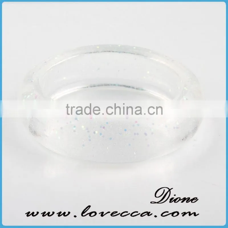 Wholesale High Quality Bangle Eco Friendly Real Dried Pressed Flower Resin Bracelet for Women