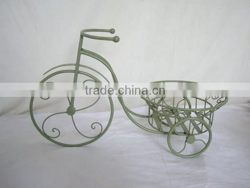 Metal handmade flower pot