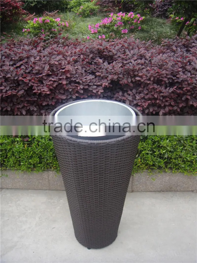 Outdoor Garden Supplies 6 Pics Rattan Flowerpot Sets