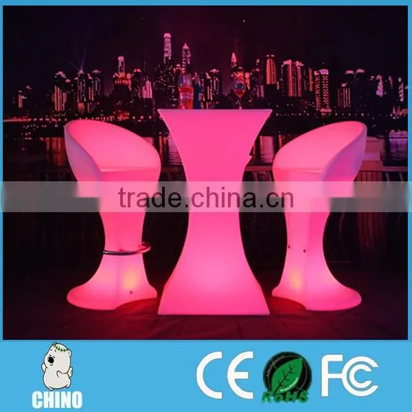 Glowingin the dark Led cocktail chair Used coffee bar counter CC-5611010