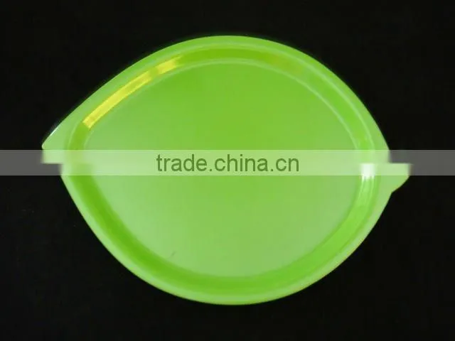 Polygon shape melamine cake plate