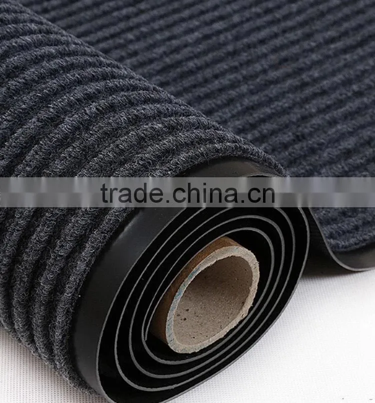 Yiwu low price safety double ribbed door mats