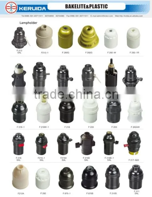 Bakelite &Plastic Lampholder F 273 E27