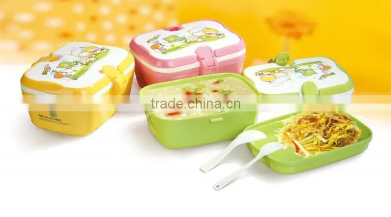 Plastic rectangular portable single layers lunch box/Insulation boxes