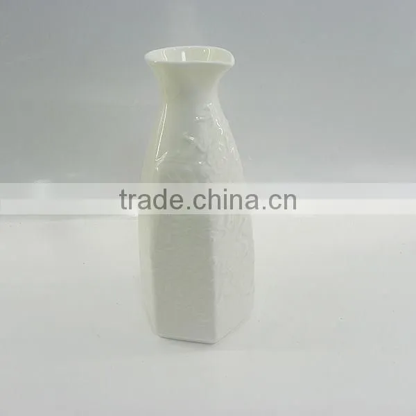 Beautiful white ceramic vase