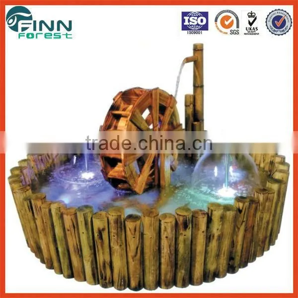 Indoor Fountain with Wooden basin for home or office use