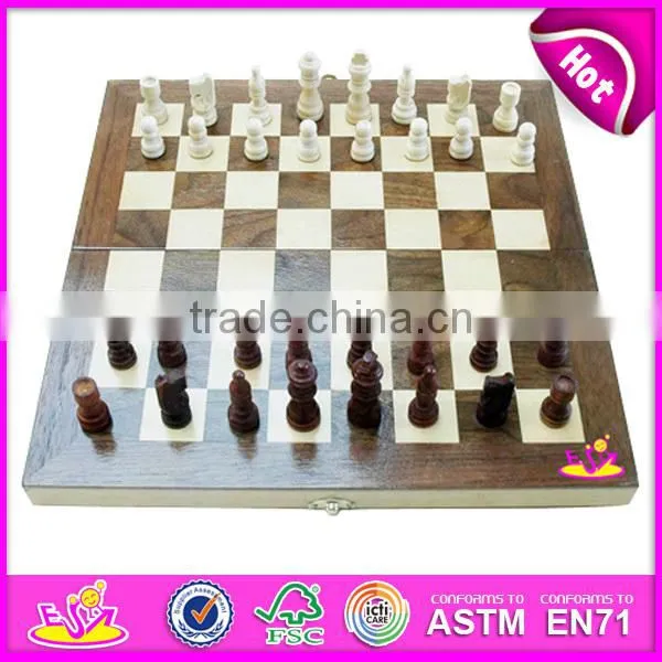2015 Intellect game set custom chess board for kid gift,wooden toy custom chess board for sale,latest custom chess board W11A002