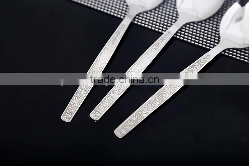 Natural color spoon and fork set and lowest price