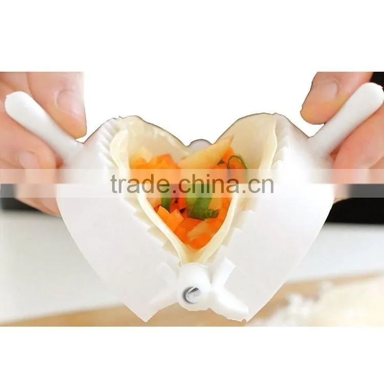 set of 3 kitchen plastic dumpling maker, dough press, dumpling press