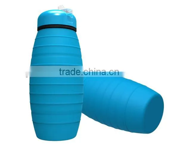 New unique design portable silicone dog pet water bottle