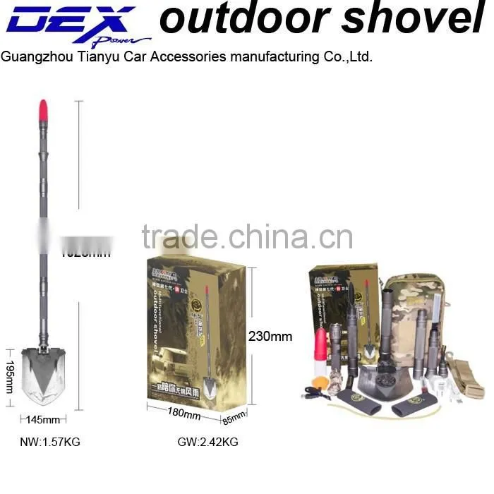 outdoor shovel multifunction folding shovel