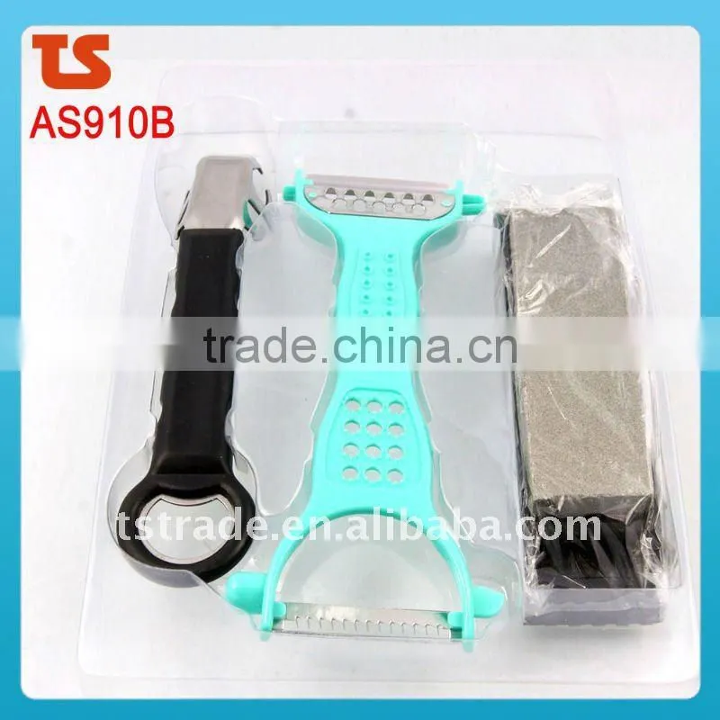 2014 Picnic multi outdoor tableware barbecue tool Set(AS910C)