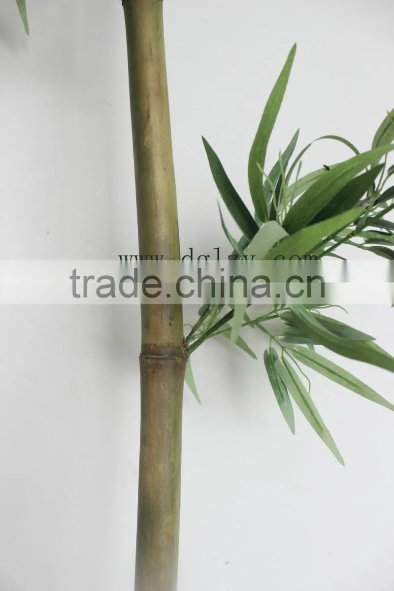 Artificial wholesale bamboo trunk and leaves for indoor and outdoor landcaping decoration