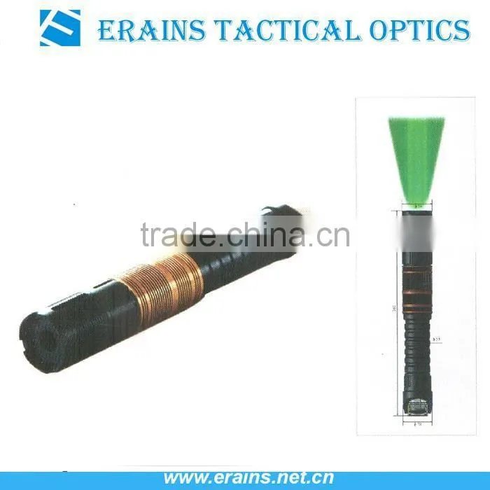 Erains TAC Optics Adjustable 200mw High Power Long Range Military Tactical Green Laser Designator illuminator Torch Light