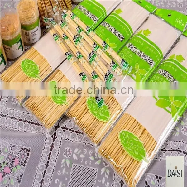 China supplier round Bamboo skewer for BBQ bamboo sticker