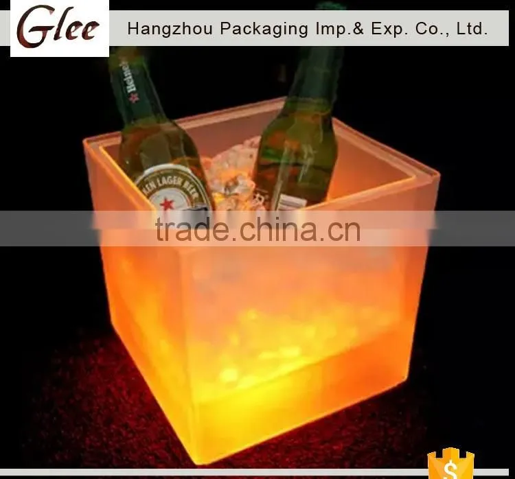 Plastic LED nice-looking cute ice bucket