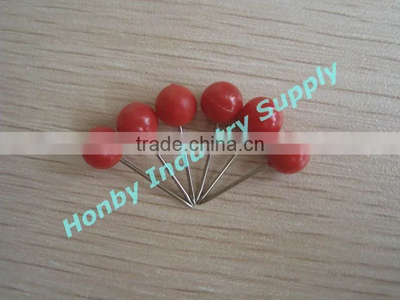 Assorted Color Round Head Map Pins Ball Head Push Pins