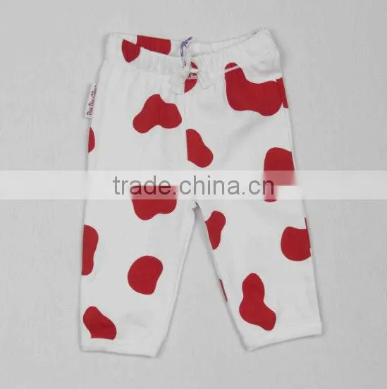 2013 popular fashion baby cotton track suit cheap jersey knit pants
