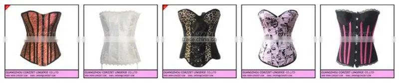 Wholesale new design fashion corset tops to wear out with Vara Bow Front