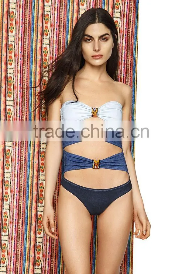 ladies one piece swimwear without strap