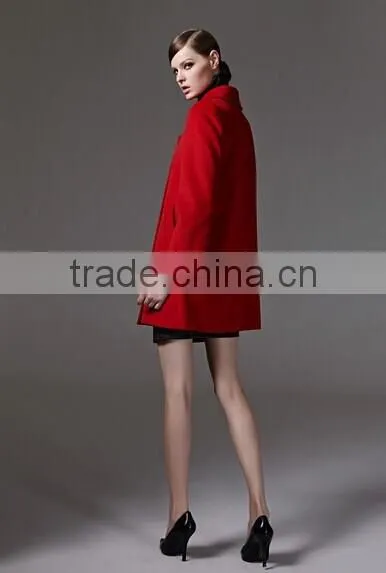 2014 winter hot selling good women overcoat