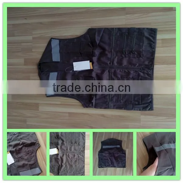 KINGLONG 2014 Hot Selling Wuhan Workwear Factory Multi Pockets Vest