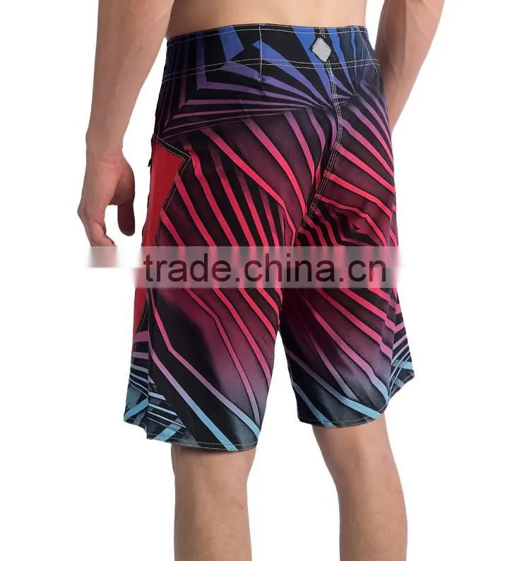 2015 men custom 4 way stretch board shorts