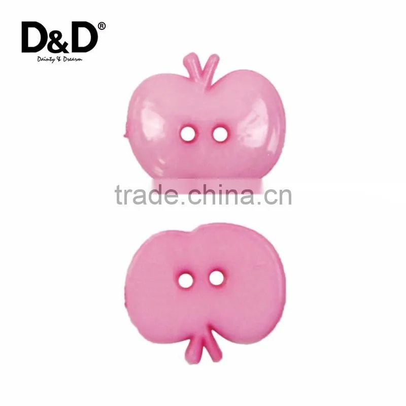 D&D Fruits shape plastic sewing button for children clothing