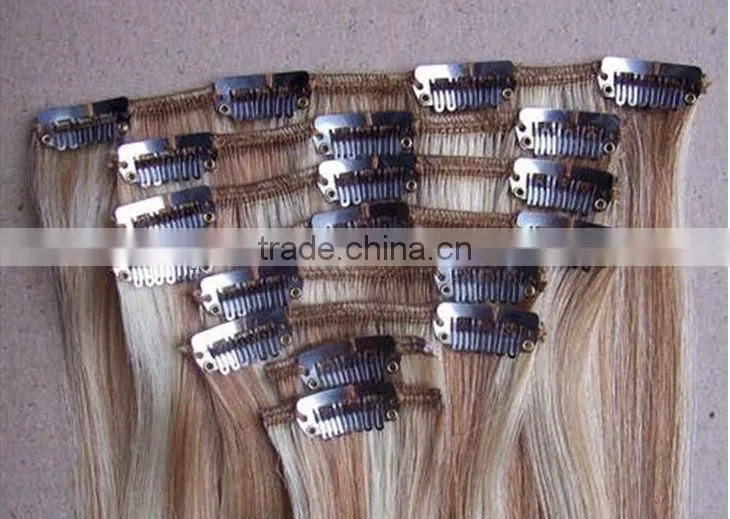 Hot clip on hair extension