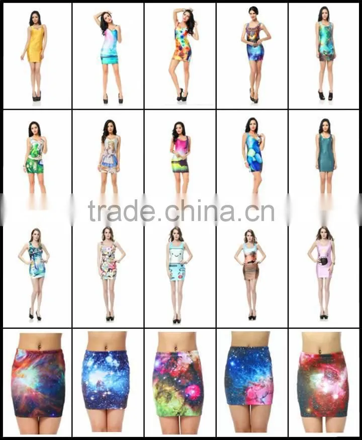 2017 designer one piece dress