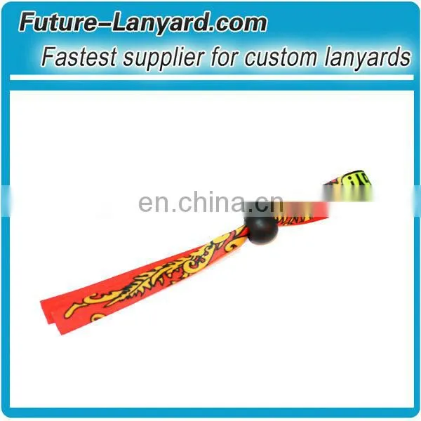 Promotional festival fabric wristband