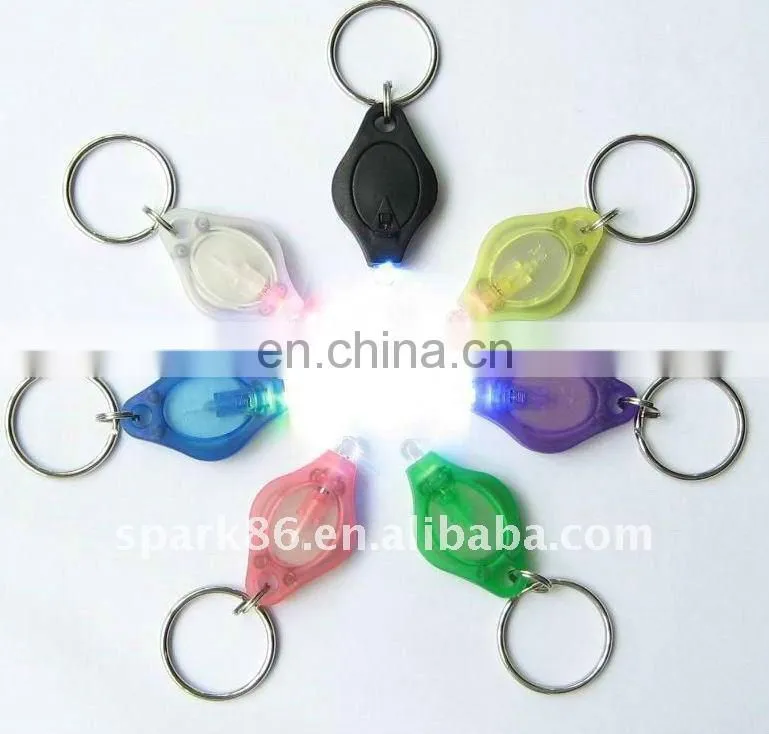 Low price mini led small keychain lighting flashlight