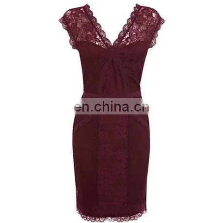 CHEFON 2017 latest women evening long dresses lace