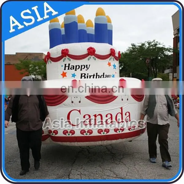 Giant Inflatable Cake Inflatable Balloon Cake Helium Balloon For Advertising