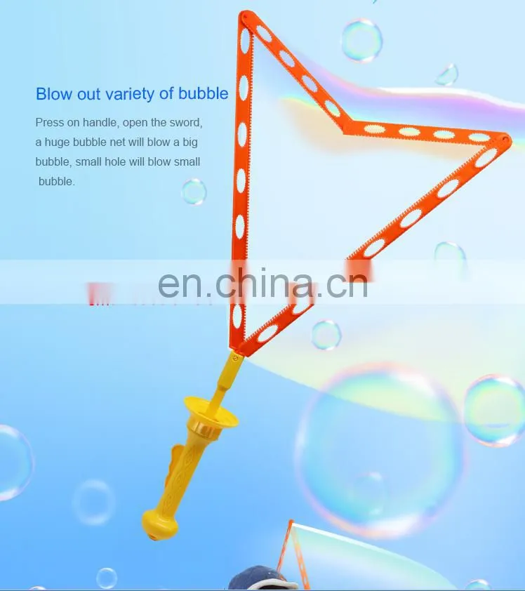New design outdoor game 46CM machine toy soap bubble toy with EN71