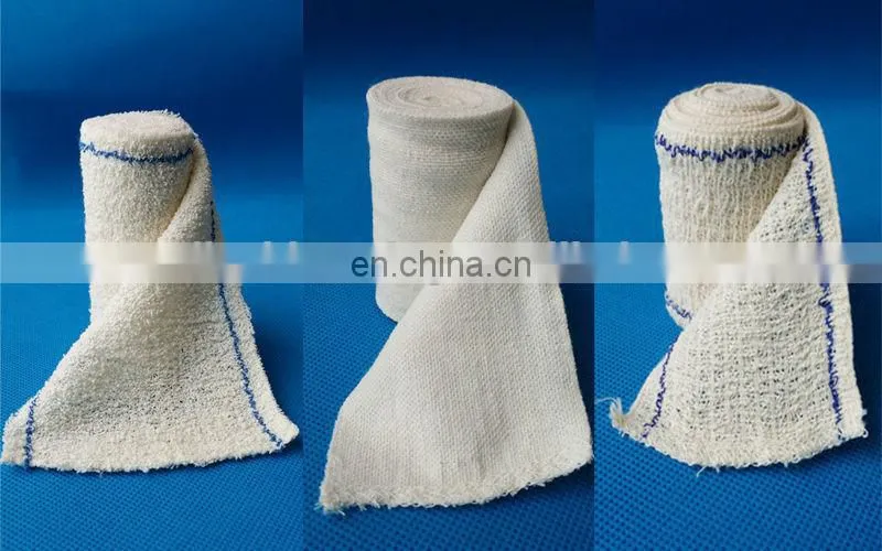 Spandex Elastic Crepe Bandage With Blue Thread