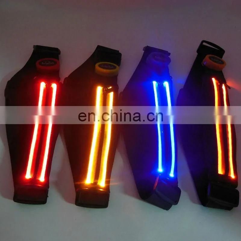 LED waistband for mobile LED belt for key Glow waistband for sport