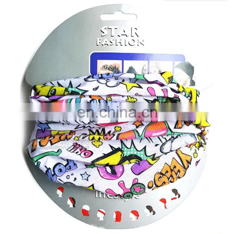 Wholesale colorful cheap seamless magic multifunctional bandana