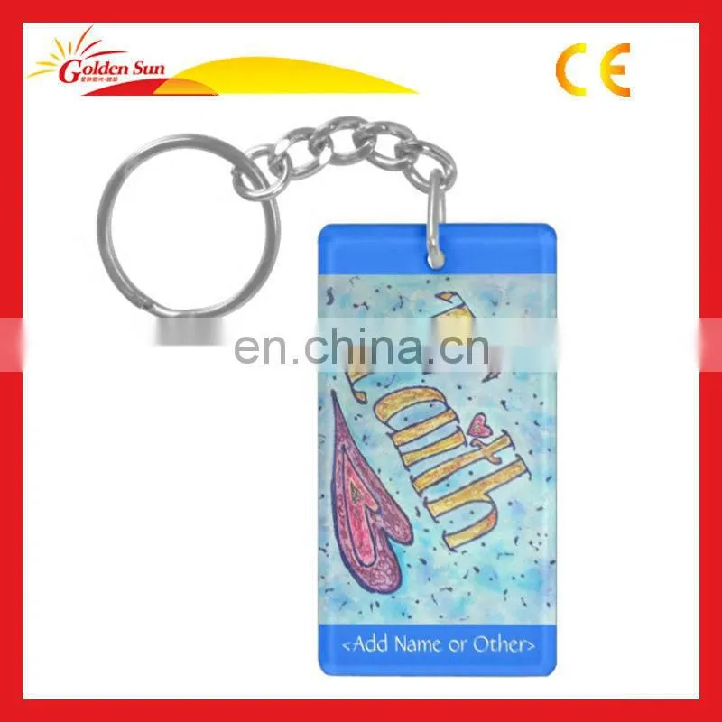 Promotion Eco-friendly Customized Acrylic Picture Keychain