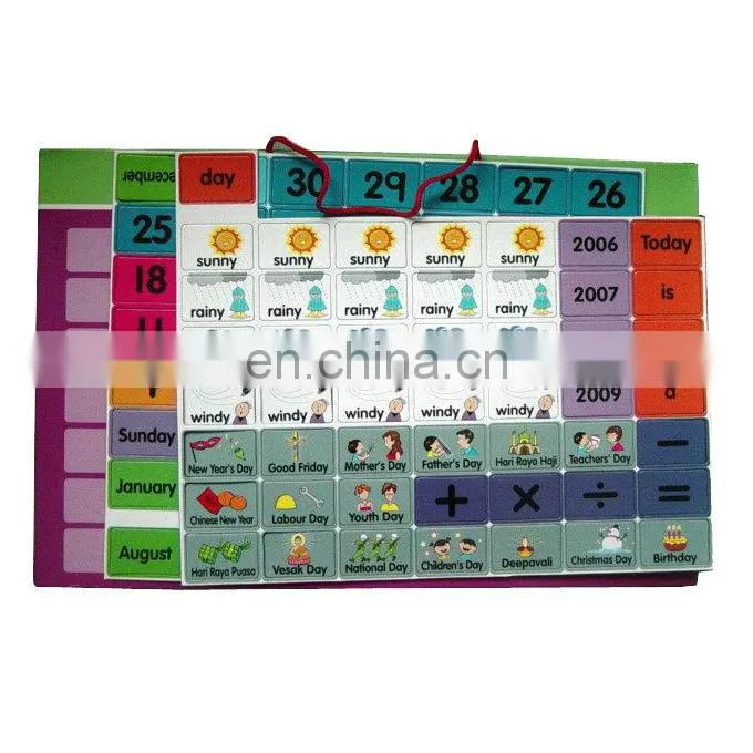 promotional product custom design 2017 calendar magnets