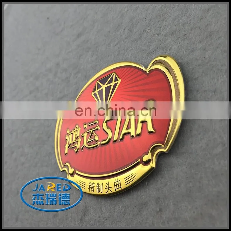 Handmade Metal Crafts Adhesive Aluminum Wine Label