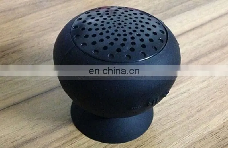 140mm 3W Bass Support Card Cute Silicone Sucker Wireless Mini Speaker
