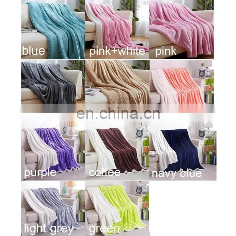 china supplier warm super soft polyester flannel polar fleece blanket