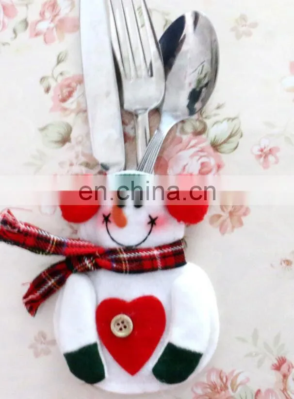 Snowman Christmas Silverware Holder Pockets By Collections
