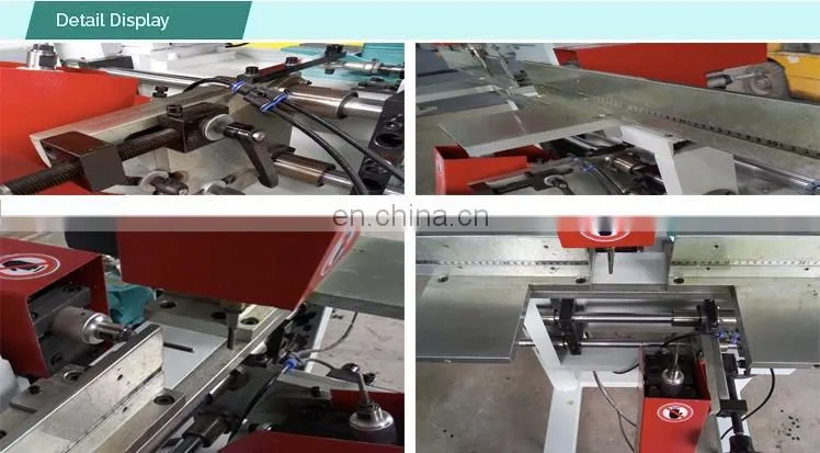 High speed Drilling milling 3 Axis window machine upvc machine
