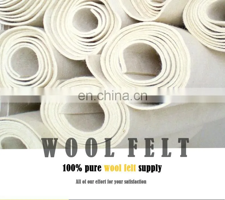absorbent water and oil wool felt
