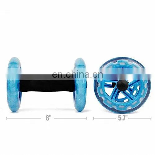 Durable AB wheel silence AB wheel abdominal execiser double wheel