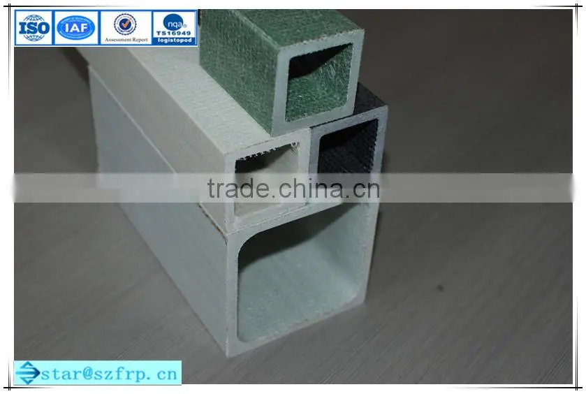 FRP square tube/Fiberglass retangular tube/GRP tube